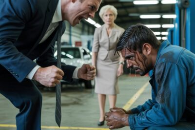 Reparó el auto de una anciana gratis y lo despidieron… pero días después, descubrió quién era ella en realidad