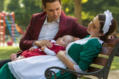 Millonario descubre a empleada durmiendo en la plaza con su bebé — su reacción impactó a todos