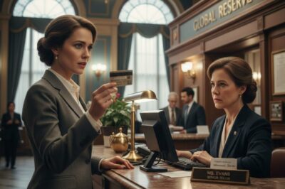 “Mi marido en bancarrota me arrojó una tarjeta vieja: La llevé al banco y dije, vacilante: Quisiera retirar quinientos mil (500.000).”