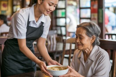 El regalo inesperado de la bondad: El sorprendente giro de cuando una mujer dio refugio a un frágil extraño en medio de una feroz tormenta de nieve