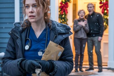 En Navidad, trabajaba doble turno en urgencias. Mis padres y mi hermana le dijeron a mi hija de 16 años que “no había sitio para ella en la mesa”. Tuvo que conducir sola a casa y pasar la Navidad en una casa vacía. No armé un escándalo. Actué. A la mañana siguiente, mis padres encontraron una carta en la puerta y empezaron a gritar…