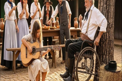 Se rieron de la niña por llevar una viola vieja… hasta tocó y el coronel en silla de ruedas se alzó