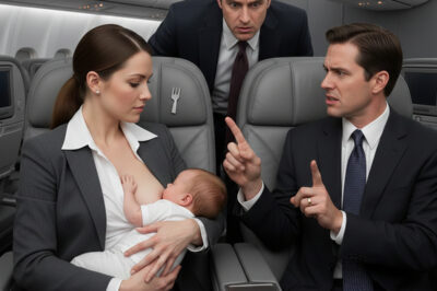 En el avión, el bebé del millonario lloraba mucho… hasta que la madre soltera dijo: “Tengo leche materna”.