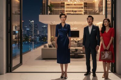 “Cinco años después del divorcio, mi ex pensó que yo vivía en la miseria y trajo a su nueva esposa a presumir; pero cuando se abrió la puerta…”