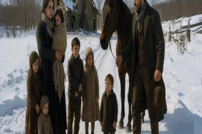 “Vente Conmigo… por Favor”, Susurró el Ranchero al Ver a la Viuda Temblando con sus Seis Hijos.