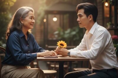 La esposa mayor tiene una aventura