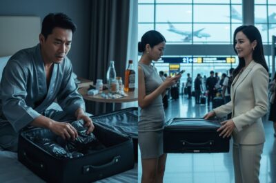 “Mi esposo escondió algo extraño en mi maleta antes de mi viaje a Australia. Lo que no sabía es que cambié mi equipaje con mi asistente…”