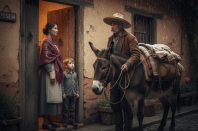 En Nochebuena, una madre sola dio posada a un arriero… sin saber que era su futuro suegro