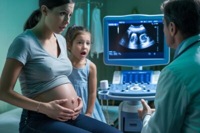 En mi control prenatal con mi hija de 7 años, de repente gritó: “¡Mamá, no des a luz!”. Sorprendida, le pregunté por qué. Mi hija tembló y dijo: “Porque este bebé es…”. En ese momento, el médico palideció al ver la ecografía, y me quedé paralizado.