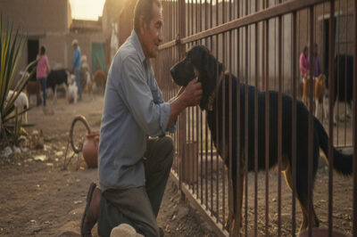 Los ojos del perro del refugio se llenaron de lágrimas en el momento en que reconoció, en ese desconocido, a su antiguo dueño. Era el encuentro que parecía haber estado esperando durante una eternidad.