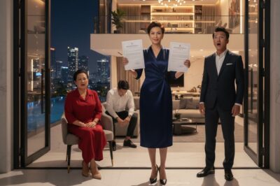 “Mi cuñado se casa y mi suegra me obliga a ‘ceder mi casa o divorciarme’. Sonreí y dije: ‘Ya firmé los papeles’.”