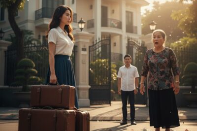 “Recién divorciada, mi suegra me prohibió llevarme nada, ¡pero mi respuesta con dos maletas la dejó muda!”