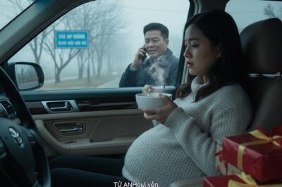 “Mi marido me lleva en coche a mi pueblo natal para la celebración del Tet (Año Nuevo Lunar). Antes de irnos, me da un tazón de sopa caliente y me dice que beba, pero…”