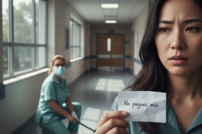 “Fui al hospital a visitar a mi esposo en ‘estado vegetativo’, y la enfermera auxiliar me metió en secreto un trozo de papel: No pagues más.”