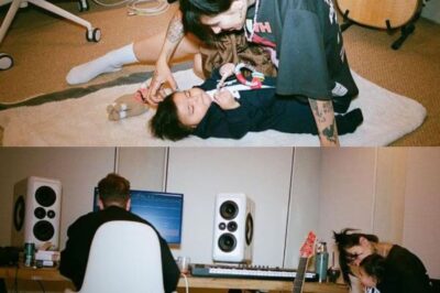 Cazzu lleva a su hijita Inti al estudio y endulza a las redes