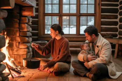 Una joven pobre acoge a un hombre y su hija por una noche, sin saber que él era un vaquero millonari