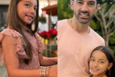 Alaïa la hija de Adamari López y Toni Costa, no puede ocultar su felicidad al ver a sus padres juntos de nuevo