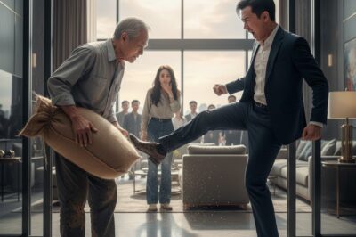 “Mi padre trajo un saco de arroz de 50 kg desde el campo; mi esposo lo pateó hacia la puerta y gritó: ‘¡Llévate esta basura!’. Papá solo sonrió.”