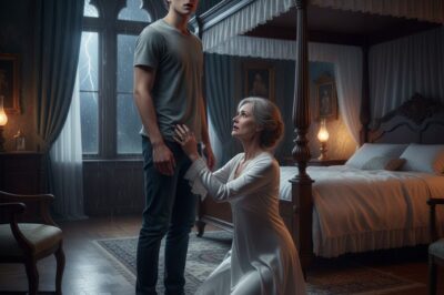 “Me casé con una mujer 25 años mayor. En la noche de bodas, ella se arrodilló y me suplicó algo que me dejó horrorizado.”