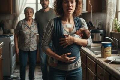 “A solo 5 días de mi cesárea me obligaron a cocinar; destruí la casa và me fui con mi hijo, dejándolos en shock.” (