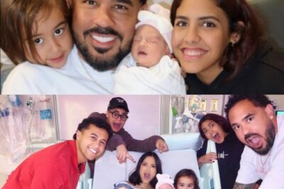 El poder de un abrazo!… Raphy Pina se refugia en el amor de su hija Dominique.