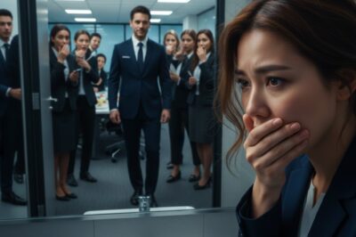 “Durante la pausa del almuerzo, vomité sin parar, y toda la empresa susurraba preguntándose quién era el padre del bebé – El Director General fue…”