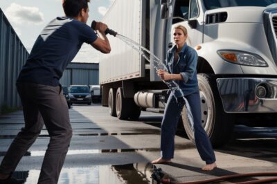 Capataz atacó a la camionera equivocada con una manguera, sin saber que era una luchadora de MMA…