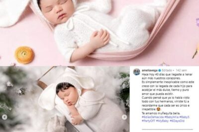 Las tiernas imágenes que compartió Amelia Vega de su hija Mila enternecen las redes