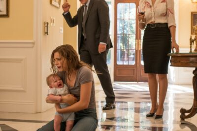 La madrastra se rió borracha mientras obligaba a su hijastra a limpiar los pisos y cuidar al bebé hasta que se desplomó de agotamiento, hasta que el padre millonario llegó a casa, vio todo y gritó: “¡Sal de mi casa, ahora mismo!”.