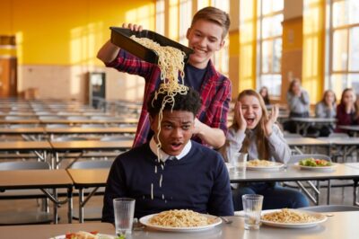 Un acosador vierte café sobre un nuevo estudiante negro, sin saber que es campeón de taekwondo…