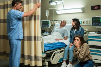 A las 3 de la madrugada, un policía me llamó: «Su marido está en el hospital. Lo encontramos con una mujer». Al llegar, el médico me advirtió: «Señora, lo que está a punto de ver podría impactarla». Apartó la cortina y caí de rodillas en cuanto vi lo que había allí…