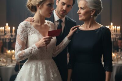 “En plena boda, mi suegra me entregó un sobre vacío con una sonrisa burlona. Mi esposo me dijo que no fuera tan susceptible.”