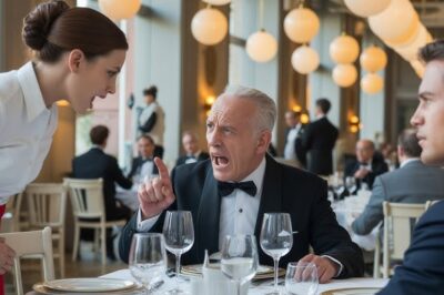 ¡Habla Con Mi Hijo Sordo! — El Millonario Se Quedó Mudo Cuando La Mesera Le Respondió