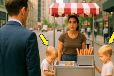 “Millonario ve a su exesposa vendiendo churros con dos gemelos idénticos — y descubre la verdad que…”