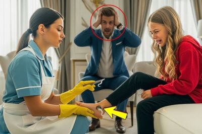 La hija muda del millonario sufría por dolor en el pie, hasta que una camarera hizo algo inesperado.