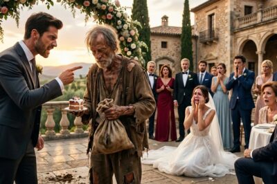 El anciano mendigo que apareció inesperadamente en una boda de millones
