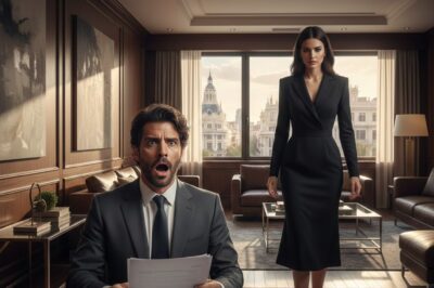 Justo después del funeral de mis padres —los mismos padres que dejaron un imperio zapatero de 150 millones de dólares— entré en la oficina del director ejecutivo… y me quedé paralizada. Mi marido ya estaba sentado en la silla del director ejecutivo como si fuera suyo, mirándome con esa serenidad que nunca antes le había visto. Entonces dijo: «Ahora soy el director ejecutivo. Si no estás de acuerdo… aquí tienes los papeles del divorcio». Y no pude contener la risa, porque mi marido estaba…