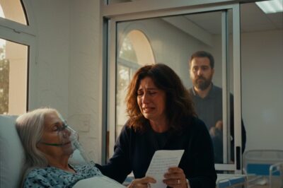 Mi suegra sufrió repentinamente un derrame cerebral grave. Fue llevada directamente a la sala de emergencias, pero ya era demasiado tarde. Justo antes de exhalar su último aliento, me tomó la mano y susurró.