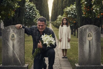  Un Millonario de Luto Visita la Tumba de sus Hijas Cada Sábado – Hasta que una Niña Pobre Señaló las Lápìdas y Susurró: “Señor… Viven en mi Calle”