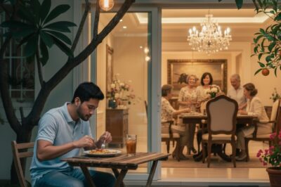 Le dieron de comer al novio de su hija afuera de la casa porque solo era un “carpintero”, pero se sorprendieron al ver lo que había logrado acumular