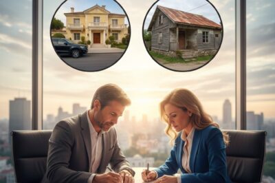 Nos separamos. Mi exesposo se quedó con la casa frente a la carretera principal. Yo acepté la casa en ruinas en el callejón; pero el día de la demolición, toda su familia se arrodilló ante mí…