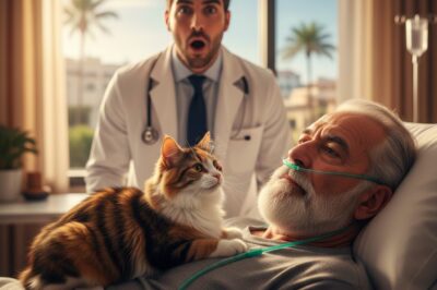 Un GATO CALLEJERO se COLÓ en la habitación del billonario en coma… y LO QUE OCURRIÓ DESPUÉS FUE UN MILAGRO QUE NI LOS MÉDICOS PUEDEN EXPLICAR…