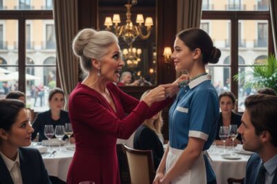 La feroz millonaria acusó a la empleada de robar delante de todos, la despreció y la humilló, pero cuando ella reveló un secreto inesperado, la hizo palidecer y caer de inmediato.