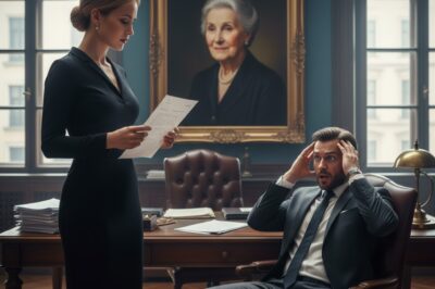 “Mamá murió y mi esposo quiere la herencia. No sabe que ella dejó una sorpresa preparada.”