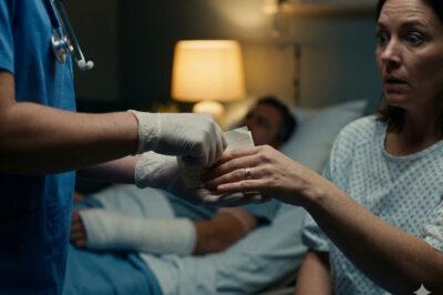 “Fui al hospital a cuidar a mi esposo, que se había roto un hueso. Mientras dormía, la enfermera me deslizó discretamente una nota en la mano.”