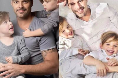  Ricky Martin presume lo hermosos y grandes que están creciendo sus hijos