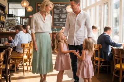 Un director ejecutivo multimillonario llevó a sus hijas gemelas a una cita a ciegas, fingiendo que estaba en la ruina… y todo cambió cuando ella hizo esto.