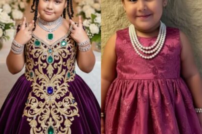 La pequeña Cattleya deslumbra con los outfits que su mamá elige.