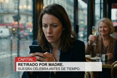 “Divorciada hace 10 minutos. Mi madre retira el capital. La suegra celebra antes de tiempo.”
