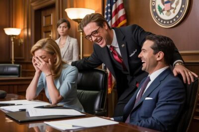 “¡Ella no tiene a nadie, sus padres son granjeros jubilados en Ohio!” — Él se rió de su esposa embarazada en el tribunal, hasta que tres multimillonarios entraron por la puerta para destruirlo.